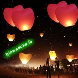 Heart Shaped Sky Lanterns Chinese Lanterns