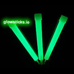 Thick Green 6" Glow Sticks