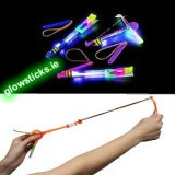 48 x Super Fun Light Up Slingshot Helicopters