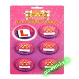 Warning! Hen Party Badge Set 6 Pack