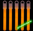 (Pack of 25) Orange 8" Glow Sticks