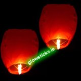 Red Sky Lanterns Chinese Lanterns