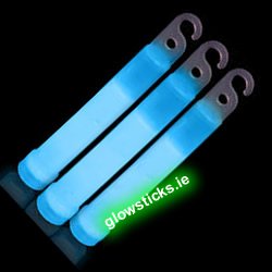 Thick Blue 6" Glow Sticks