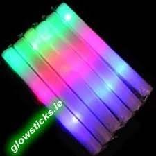 48 x Multicolour Flashing Foam Glow Sticks