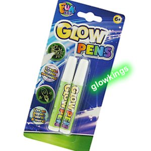 Glow in the Dark Pens (Pack of 2)