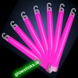 Thick Pink 6" Glow Sticks