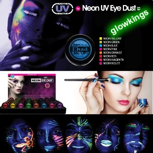 UV Neon Eye Dust (various colours) 33% OFF