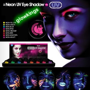 UV Neon Eye Shadow (various colours) 75% OFF