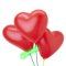 Heart Shaped Balloons Pack of 20